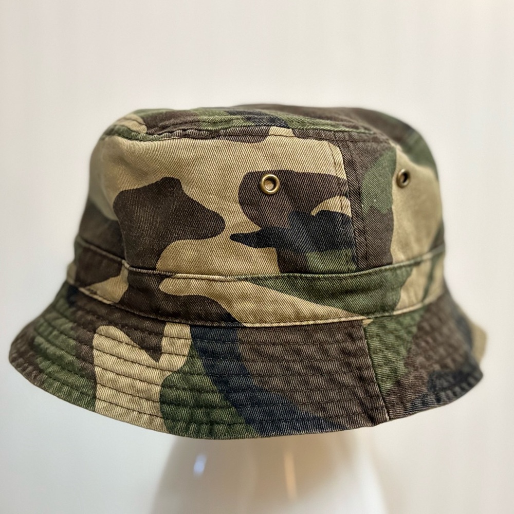 SOLD - Steve Madden Camo Utility Bucket Hat 100% Cotton One Size - Picture 9 of 9